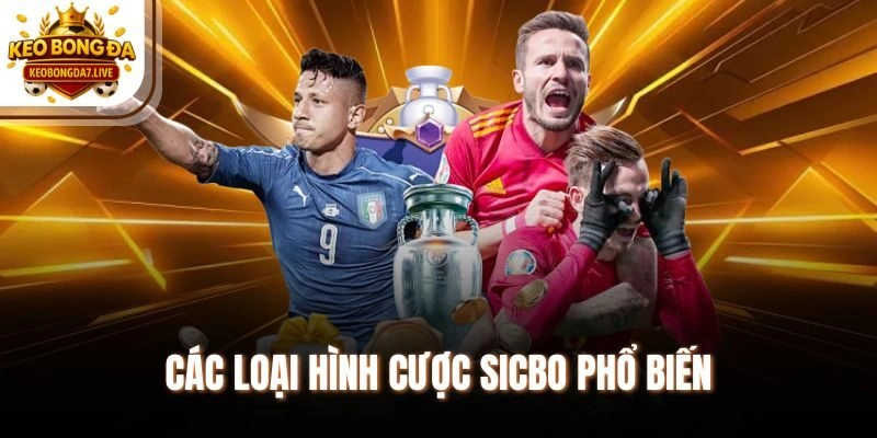 Các loại hình cược sicbo phổ biến